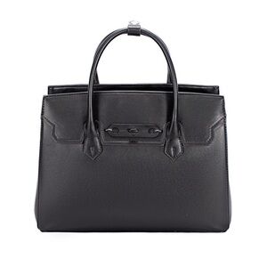David jones Elegant Black Leather Handbag